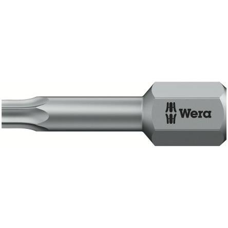 Wera Bit šroubováku, Šestihran, 6.35 mm, T10, celková délka: 25 mm, počet kusů: 1