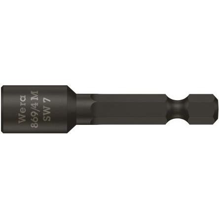 Wera Držák bitů, Nerezová ocel, Chromovaný, typ hlavice: Šestihranný, Šestihran, 0.25 mm, 7 mm, počet kusů: 1