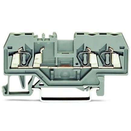 WAGO Napájení přes svorkovnici 280-681, řada: 280, 800V Šedá 2.5mm² 1 Klecová svorka