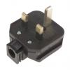 Masterplug Síťová zástrčka barva Černá, formát pólů: 2+E Velká Británie 13A Typ G – britská BS1363, Kabel, 250V,