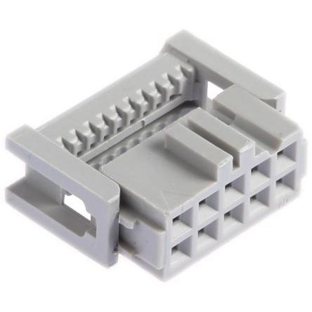 3M Konektor IDC, řada: 891 Vnitřní, rozteč: 2.54 mm, počet kontaktů: 10, počet řad: 2, Kabel, IDC, orientace těla: Pravý