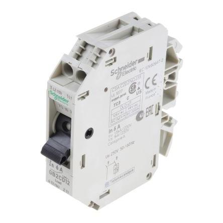 Tepelná pojistka 6A 1pólový GB2 Schneider Electric TeSys Lišta DIN