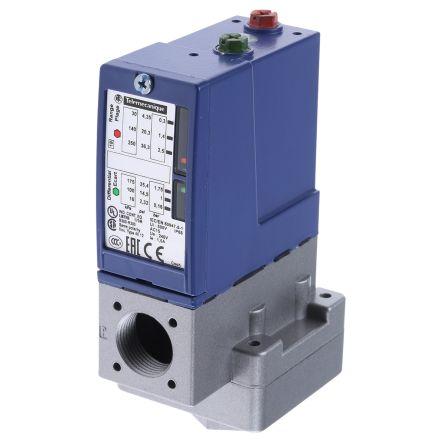 Telemecanique Sensors Tlakový snímač, řada: XMLB Diferenciální 0.3 bar Šroubová svorka 2.5 bar pro Vzduch, Čistá voda,