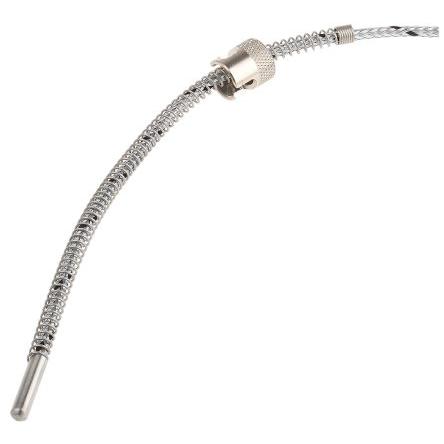 Termočlánek RS PRO 2.5 m kabel typ J Nerezová ocel 316 20 mm sonda, 0 °C 5 mm na 400 °C RoHS Compliant RS PRO