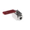 Hydraulický kulový ventil, řada: RS PRO, materiál tělesa: Nerezová ocel BSP RS PRO