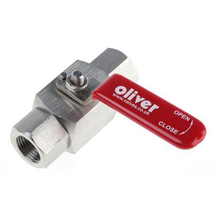 Hydraulický kulový ventil, řada: RS PRO, materiál tělesa: Nerezová ocel BSP RS PRO