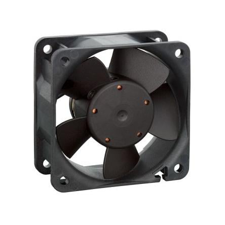 ebm-papst Axiální ventilátor, řada: 600 N, průtok vzduchu: 25 m³/h 1.2 W 24V dc 50 mA 60 mm 25.4mm 25.4 mm