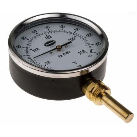 RS PRO Číselníkový teploměr stupnice Stupně, Fahrenheit, rozsah teploty: 120 °C