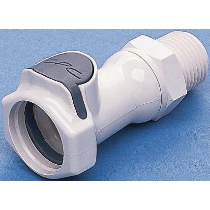 Přípojka hadicová Přípojka Se závitem, Polysulfon, vnitřní průměr hadice: 12.7 mm (vnitřní prům.), pracovní tlak: 8.6
