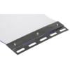 Plenty z PVC proužků, Čirá, délka: 3 m, šířka: 200mm, Průmyslový x 2 mm RS PRO