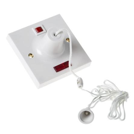 MK Electric Stropní spínač Bílá 1cestný