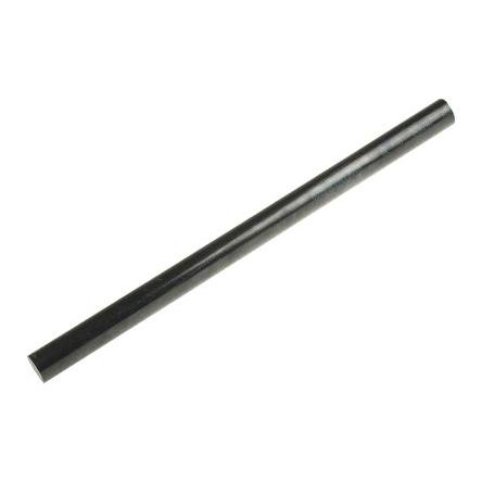 RS PRO Polyfenylsulfidová (PPS) tyč Černá, délka: 500 mm x 30 mm v prům.