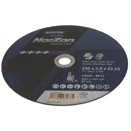 Brusný disk Zirkon zrnitost P36 230 mm Hrubé Norton