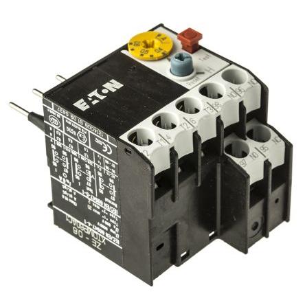 Eaton Relé na přetížení, rozsah: ZE 1 NO/1 NC s Automaticky a ručně resetováním a hodnotami FLC motoru 0.4A, 0.6 A 600mA