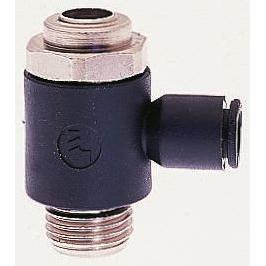 Regulátor průtoku, řada: 7011 Legris Vnější G