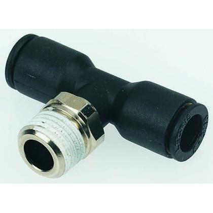 Legris Pneumatická armatura, řada: LF3000 Vnější 1/4" R, Niklovaná mosaz