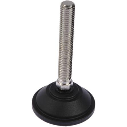 A090/020 Nu-Tech Engineering M12 55 mm Niklem pokovená ocel Nastavitelná noha 600 kg 10 °