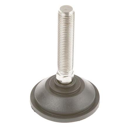 A090/005 Nu-Tech Engineering M16 70 mm Niklem pokovená ocel Nastavitelná noha 1500 kg 10 °
