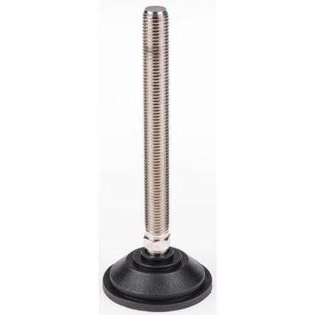 A090/001 Nu-Tech Engineering M16 70 mm Niklem pokovená ocel Nastavitelná noha 1500 kg 10 °