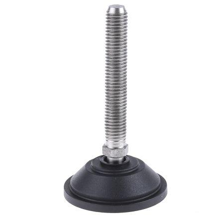 A095/029 Nu-Tech Engineering M12 55 mm Nerezová ocel Nastavitelná noha 600 kg 10 °