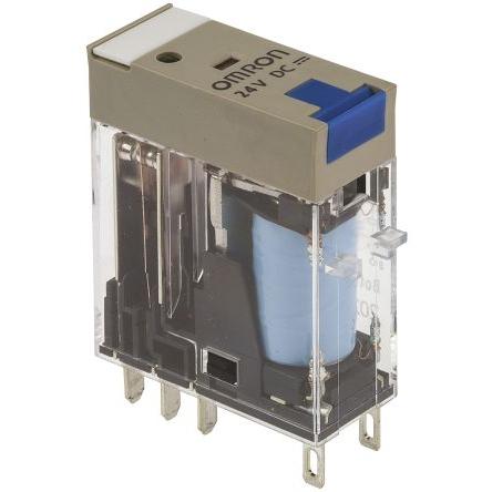 Omron Výkonové relé DPDT 5A 24V dc G2R