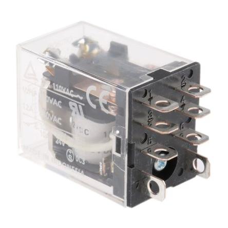 Omron Výkonové relé DPDT 10A 12V dc LY2