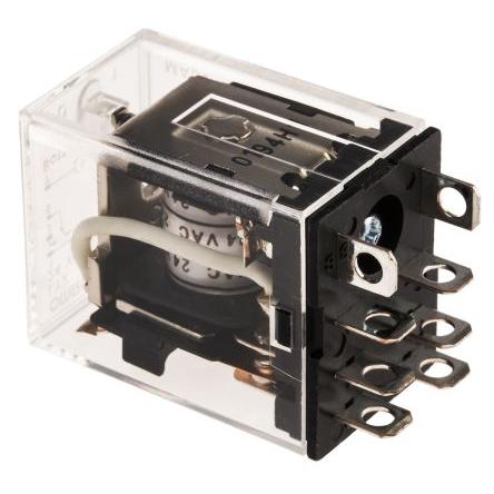 Omron Výkonové relé DPDT 10A 24V ac LY2