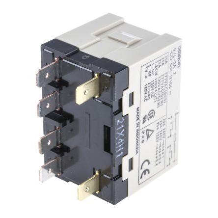 Omron Výkonové relé DPST Panel 25A 12V dc G7L