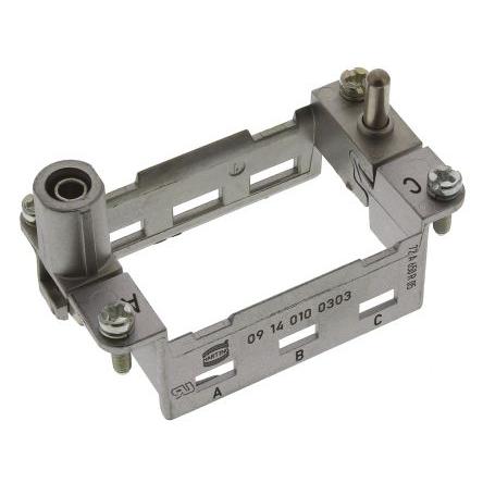 HARTING Rám se závěsem, Rám pouzdra, řada: HAN Modular, velikost závitu: M3 10 mm², počet kontaktů: 2, 4 mm² -, pro