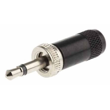 Switchcraft Konektor jack, Kabel, Monofonní, Pájecí Vnější, 2.5 mm 1 barva Černá, orientace těla: Rovný, materiál