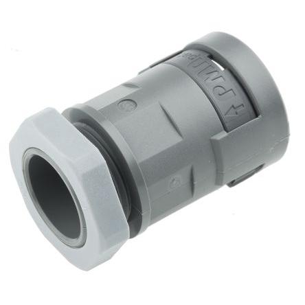 Armatura trubek na kabely Instalační trubka Šedá jmenovitá velikost 17 mm Polyamid 6 Šedá, IP66 PG16 PMA