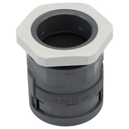 Armatura trubek na kabely Instalační trubka Šedá jmenovitá velikost 36 mm Polyamid 6, IP66 PG36 PMA