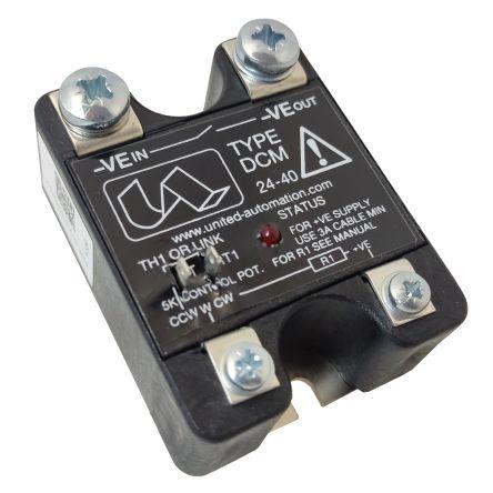 Regulátor stejnosměrného motoru 24V dc, 6 V dc 40A 65 °C 0 °C United Automation