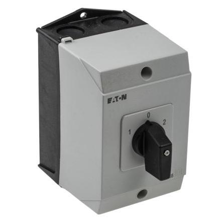Eaton Oddělovací (hlavní) vypínač, rozsah: T0-3 3pólový Povrchová montáž IP65 100A 5.5 kW