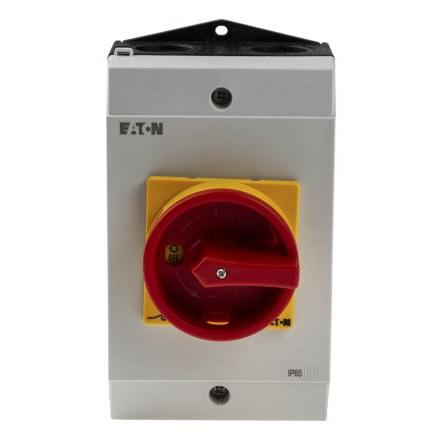 Eaton Oddělovací (hlavní) vypínač, rozsah: T3-1 2pólový Povrchová montáž IP65 260A 15 kW