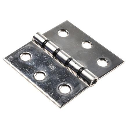 Kloubový závěs Výkyvné Patka, Ocel, Nerezová ocel Odnímatelný kolík Šroubová, délka: 75 mm x 80mm x 2 mm Pinet