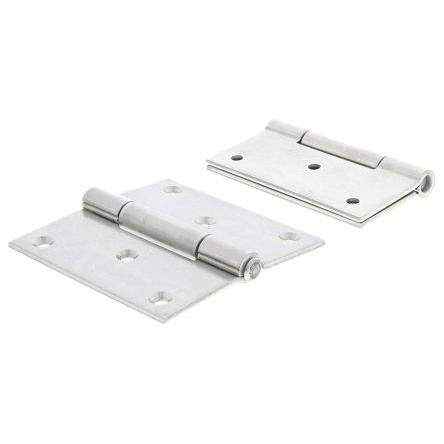 Kloubový závěs Výkyvné Patka, Ocel, Nerezová ocel Odnímatelný kolík Šroubová, délka: 80 mm x 80mm x 2.5 mm Pinet