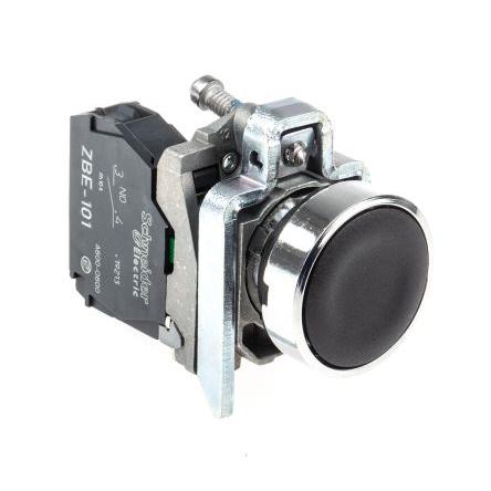 Schneider Electric Tlačítkový spínač, řada: Harmony XB4 IP66, IP67, IP69K SPST Panel Vratná pružina 22 mm 1.2A, barva