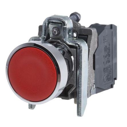 Schneider Electric Tlačítkový spínač, řada: Harmony XB4 IP66, IP67, IP69K 1 NC Panel Vratná pružina 22 mm 1.2A, barva