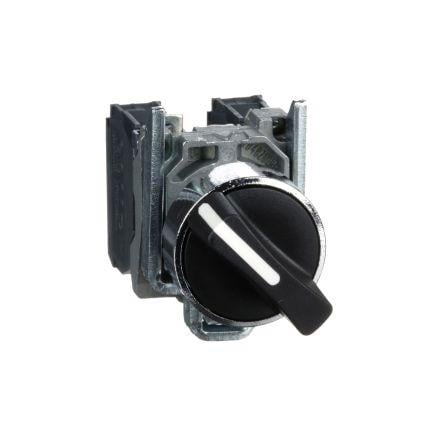 Volicí přepínač, řada: Harmony XB4 Šroub Knoflík SPDT, průměr výřezu: 22 mm IP67, IP69K Schneider Electric 2