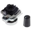Montážní sada potenciometrů Schneider Electric ZB4BD912 6 mm, Černá