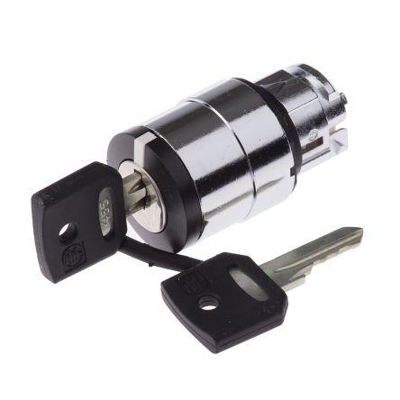 Schneider Electric Hlava klíčového spínače, řada: Harmony 3polohová Blokování, průměr výřezu: 22 mm