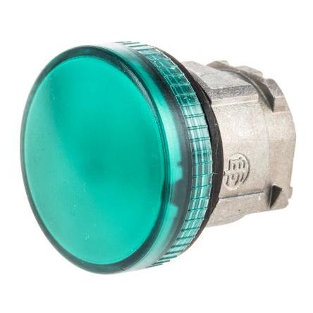 Schneider Electric Hlava kontrolky, řada: Harmony Zelená, průměr výřezu: 22 mm Montáž do panelu montáž