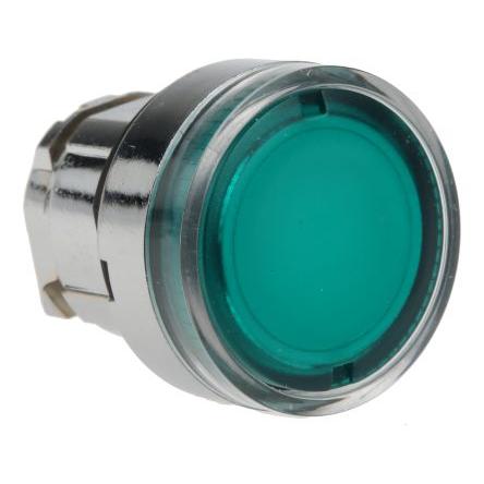 Schneider Electric Hlava tlačítka, řada: Harmony XB4 Zelená Vratná pružina, průměr výřezu: 22 mm IP66, IP67, IP69, IP69K