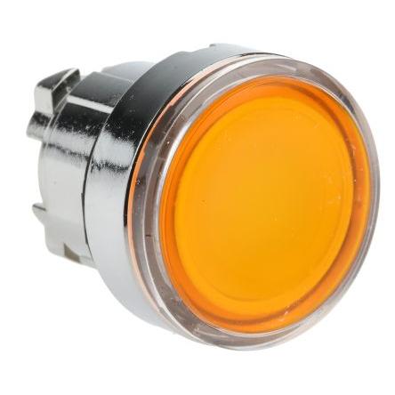 Schneider Electric Hlava tlačítka, řada: Harmony XB4 Oranžová Vratná pružina, průměr výřezu: 22 mm IP69K, IP67, IP66