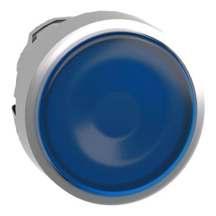 Schneider Electric Hlava tlačítka, řada: Harmony XB4 Modrá Vratná pružina, průměr výřezu: 22 mm IP66, IP67, IP69, IP69K