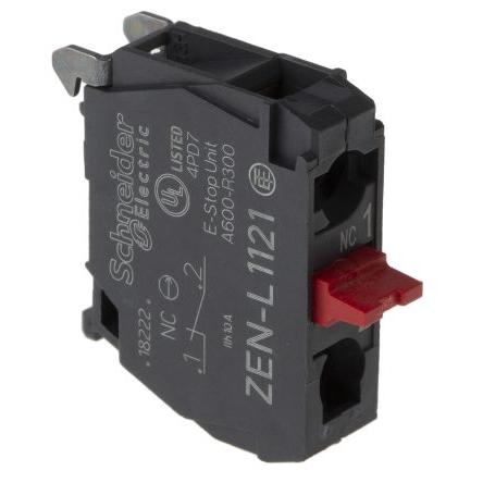 Schneider Electric Blok kontaktů, řada: Harmony Blok kontaktů 1 NC 600V Šroub