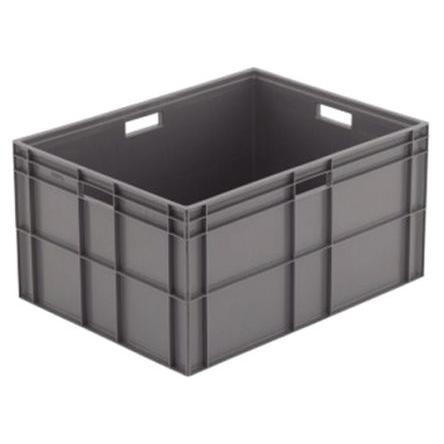 Stohovací kontejner 81L Šedá, Polyetylen, 412 mm x 600mm x 800 mm Schoeller Allibert