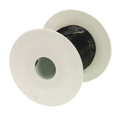 Zapojovací vodič, řada: Premium, typ kabelu: Jednožilový, typ kabelu: Vysoké teploty, prameny vodičů: 16/0.25 mm, Černá,