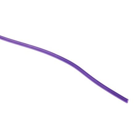 Zapojovací vodič, typ kabelu: Přípojka, typ kabelu: UL1007, prameny vodičů: 16/0.25 mm, Purpurová, 300V 30 m 18 AWG
